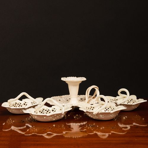 GROUP OF ENGLISH CREAMWAREUnmarked.