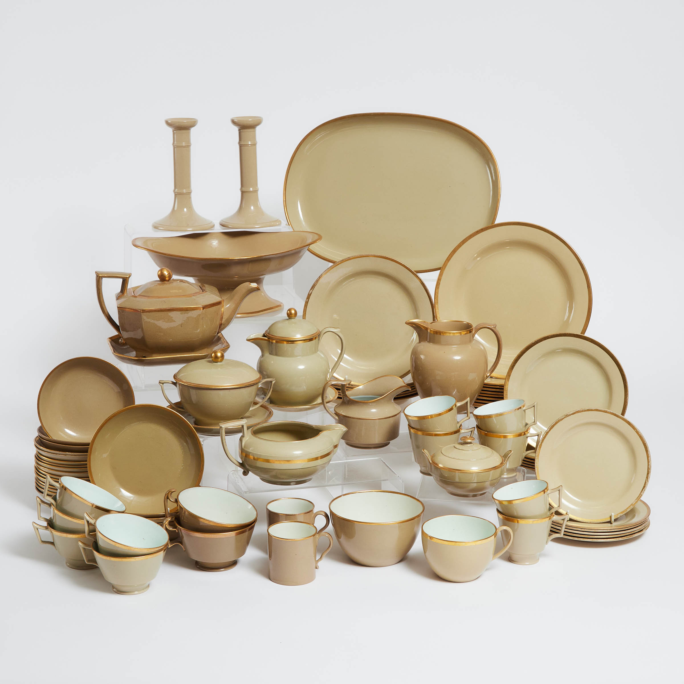 Group of English Drabware, mainly