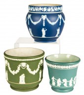 GROUP OF ENGLISH JASPERWARE CA