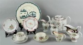 GROUP OF ENGLISH PORCELAIN TEA