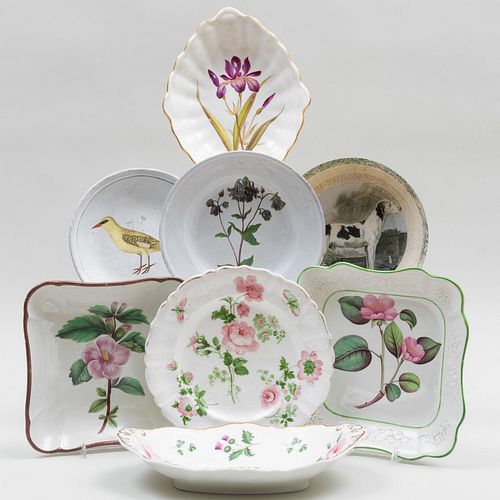 GROUP OF ENGLISH PORCELAIN