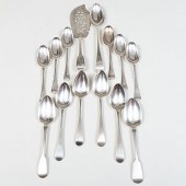 GROUP OF ENGLISH SERVING SPOON