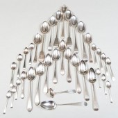 GROUP OF ENGLISH SERVING SPOON