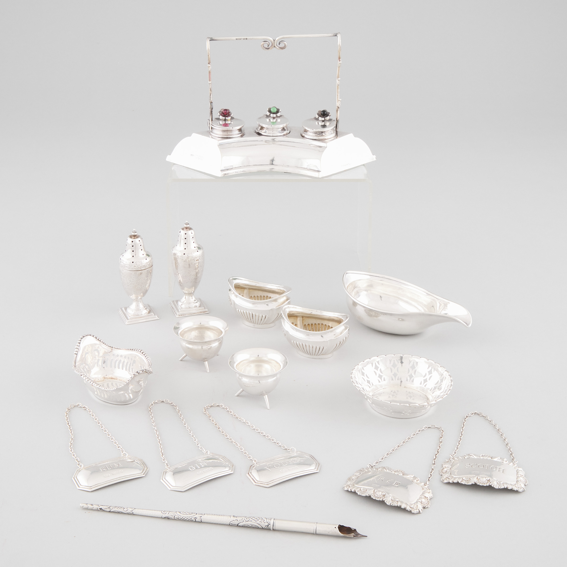 Group of English Silver,