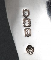 GROUP OF ENGLISH STERLING SILV