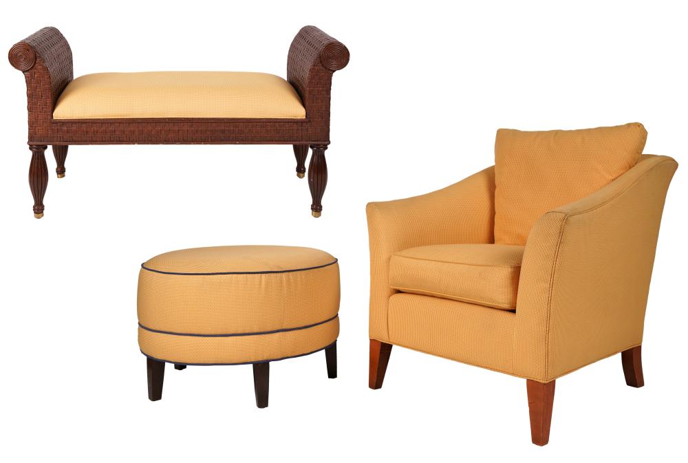 GROUP OF ETHAN ALLEN UPHOLSTERED