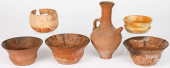 GROUP OF ETHNOGRAPHIC POTTERY<
