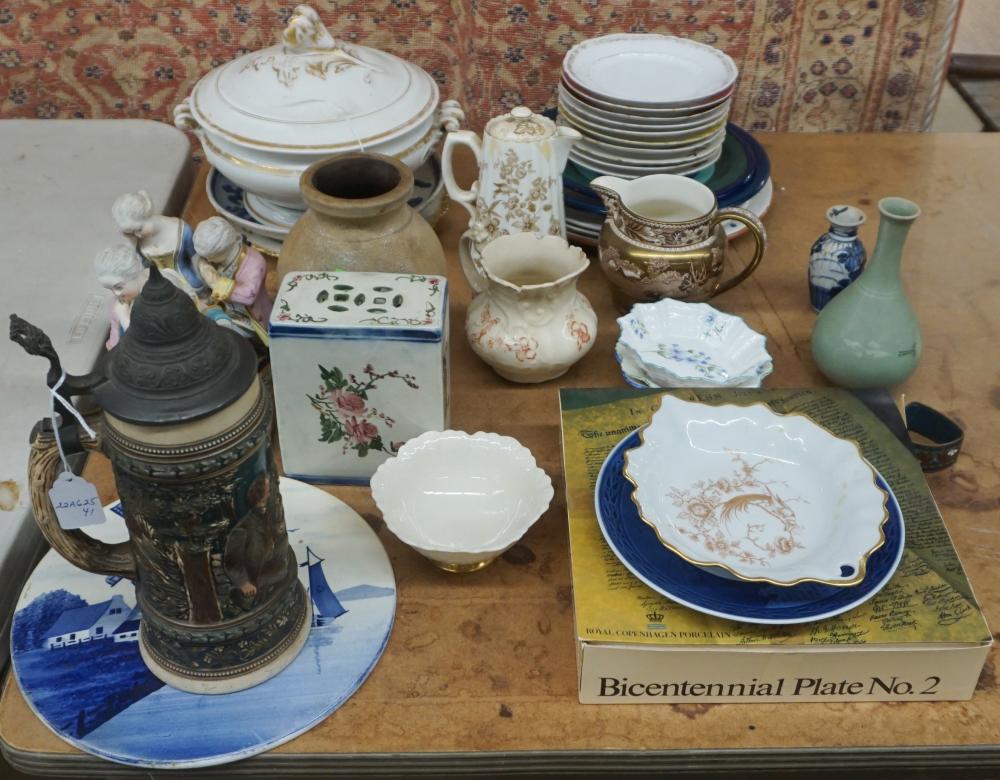GROUP OF EUROPEAN AND OTHER CERAMIC