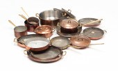 GROUP OF EUROPEAN COPPERS POTS