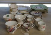 GROUP OF EUROPEAN PORCELAIN TE