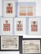 GROUP OF EUROPEAN PRINTS. Eigh