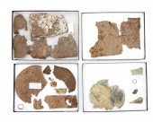 GROUP OF EXCAVATED RELICS FROM