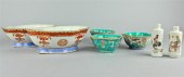 GROUP OF FAMILLE ROSE CERAMICS