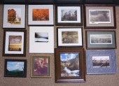 GROUP OF FIFTEEN FRAMED AND UN