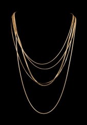 GROUP OF FIVE 14 KT. YELLOW GO
