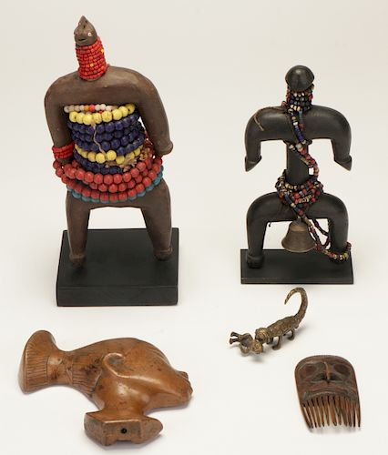 GROUP OF FIVE AFRICAN ITEMSGroup of