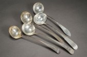 GROUP OF FIVE AMERICAN SILVER