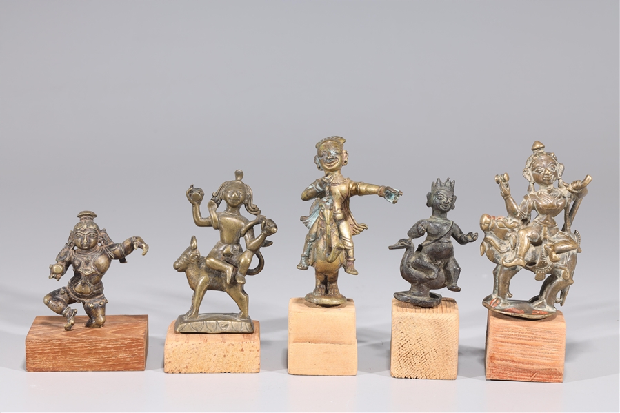 Group of five antique Indian