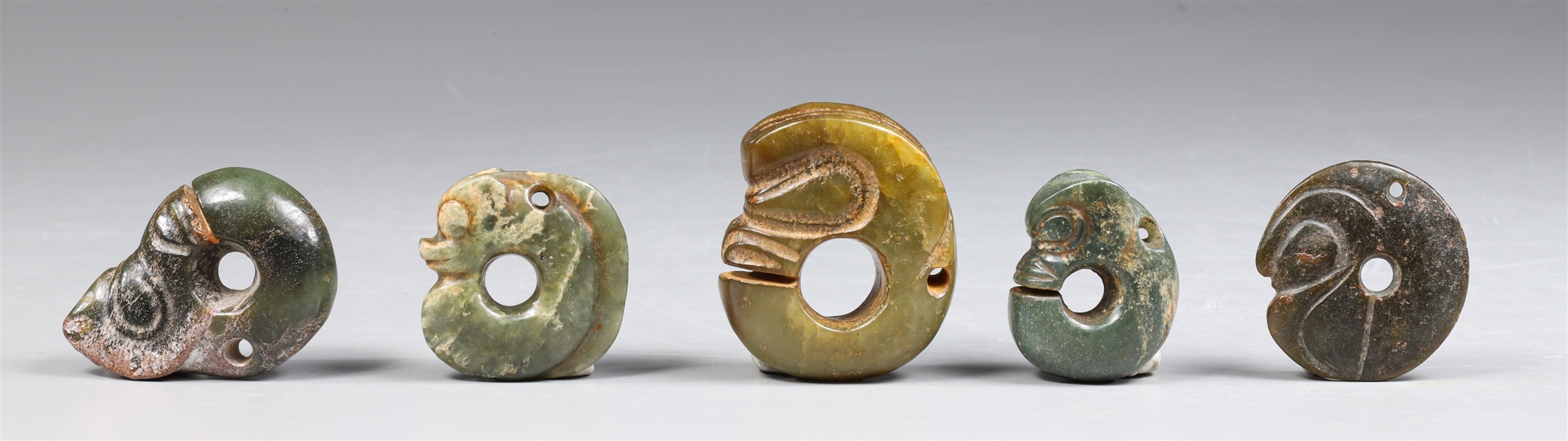 Group of five archaic Chinese style