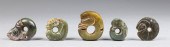 Group of five archaic Chinese