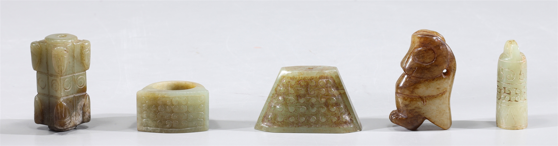 Group of five archaic Chinese style