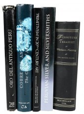GROUP OF FIVE ART AND ANTIQUES