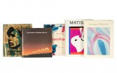 GROUP OF FIVE ART COFFEE TABLE
