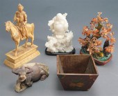 GROUP OF FIVE ASSORTED ASIAN T