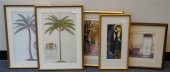 GROUP OF FIVE ASSORTED FRAMED