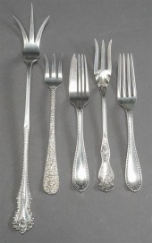 GROUP OF FIVE ASSORTED STERLIN