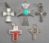 GROUP OF FIVE ASSORTED STERLIN