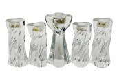 GROUP OF FIVE BACCARAT CRYSTAL