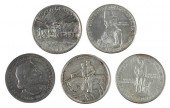 GROUP OF FIVE CLASSIC COMMEMOR