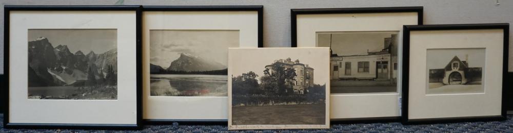 GROUP OF FIVE EARLY LANDSCAPE AND