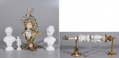 Group of five European ceramic