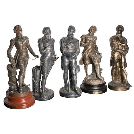 Group of Five Figures of British