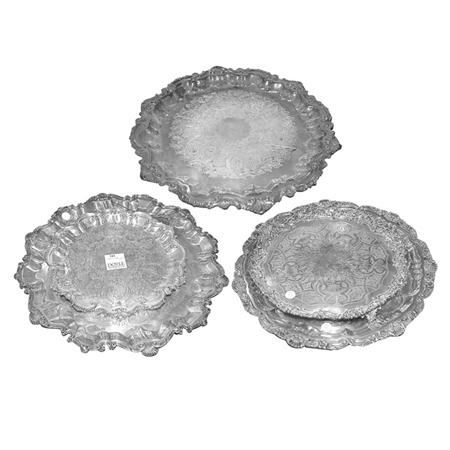 Group of Five Georgian Style Silver