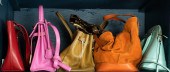 GROUP OF FIVE HANDBAGS Group o