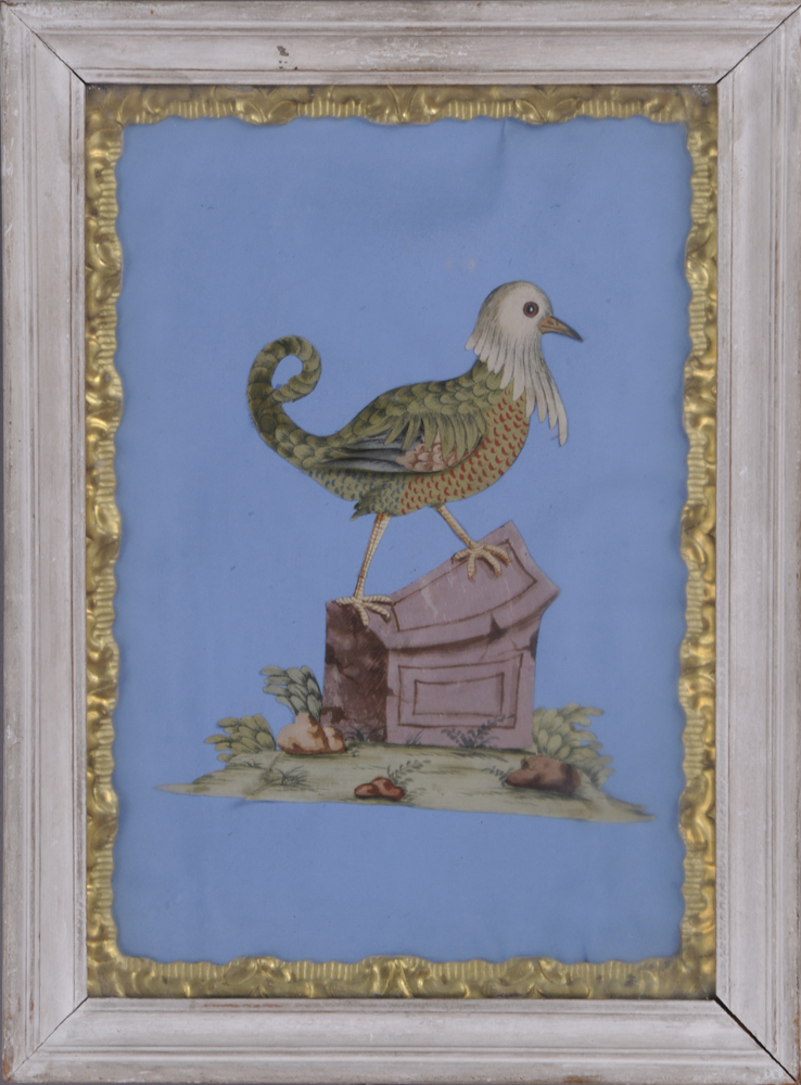 GROUP OF FIVE ITALIAN DECOUPAGE