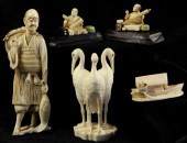 Group of Five Japanese Ivory C