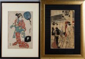 GROUP OF FIVE JAPANESE WOODBLO