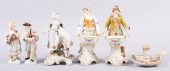 GROUP OF FIVE KPM PORCELAIN FI