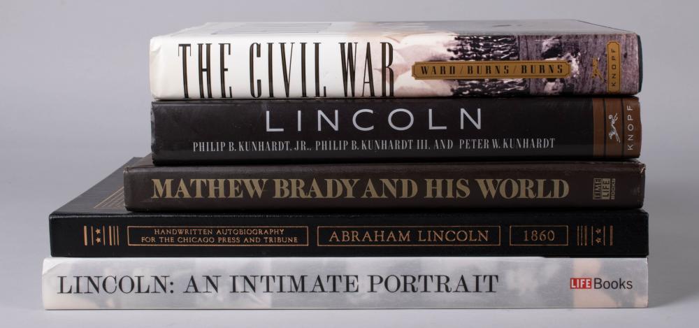 GROUP OF FIVE LINCOLN AND CIVIL WAR