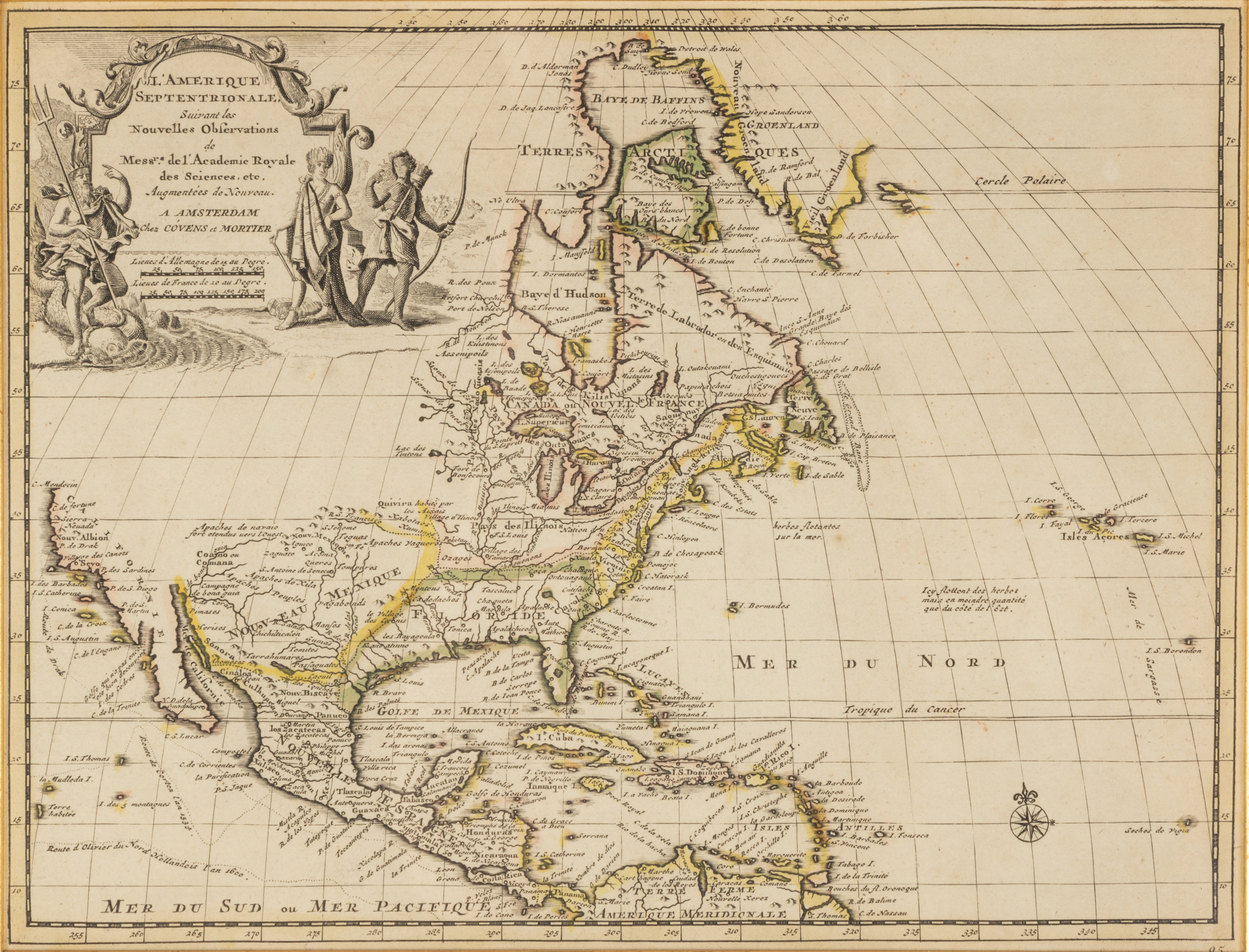 GROUP OF FIVE MAPS I' Amerique
