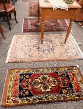 GROUP OF FIVE ORIENTAL THROW R