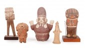GROUP OF FIVE PRE-COLUMBIAN CE