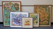GROUP OF FIVE REPRODUCTION COL