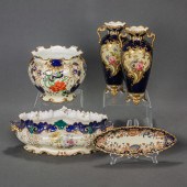 GROUP OF FIVE ROYAL CROWN DERB