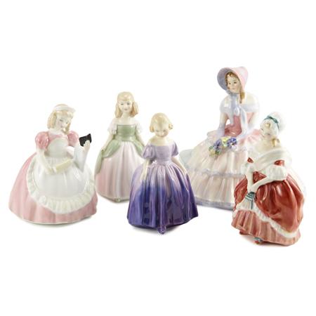 Group of Five Royal Doulton
