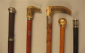 Group of five silver mounted w